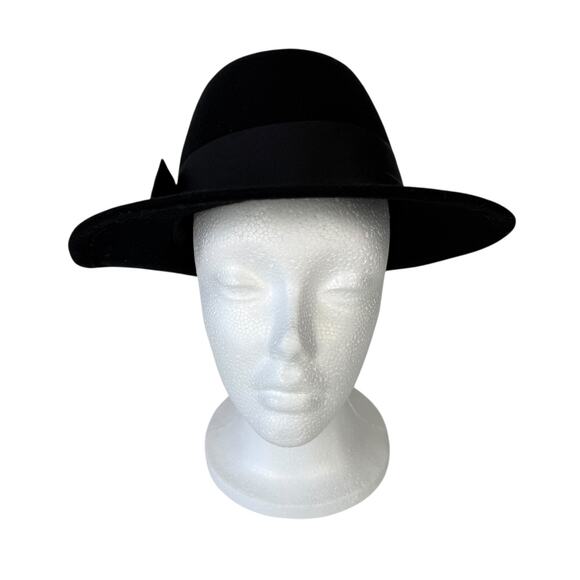 Vintage Street Smart by Betmar Fedora Hat 100% Wool Felt Women's Made in USA - Picture 4 of 15